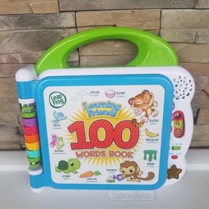 Learning Friends 100 Words Book Educational Toy Kids Children Toddler See Video